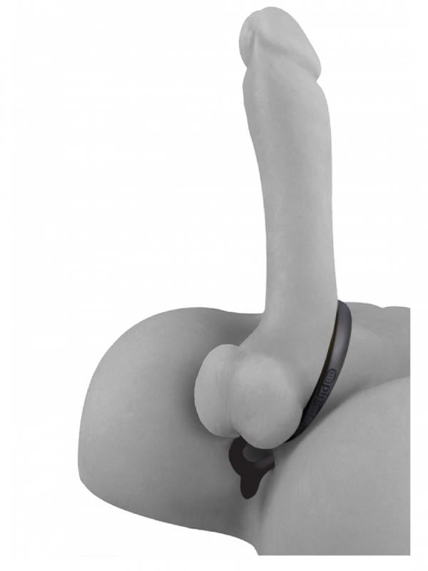 Ass-Gasm - Cockring con Anal Beads Nero