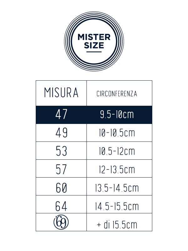 Mister Size - Profilattici 3pz 47