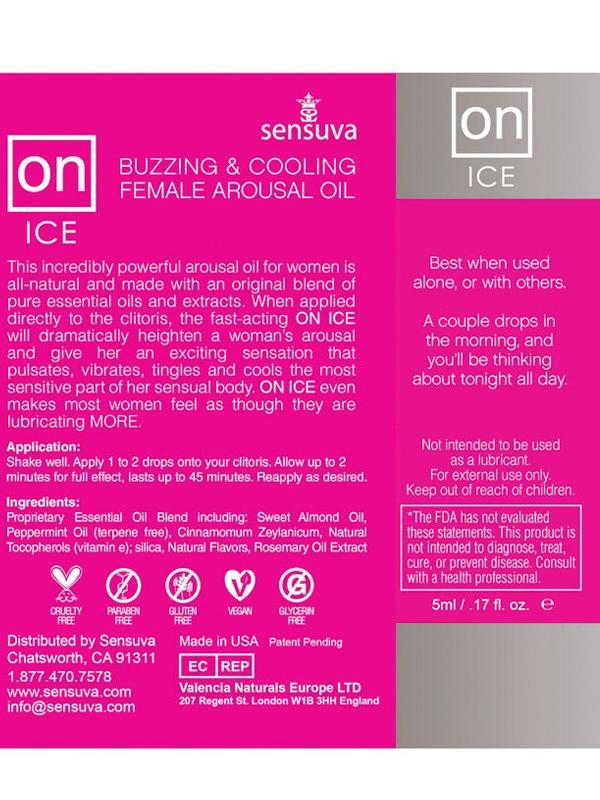 Sensuva - ON ICE - Arousal for Her 30ml